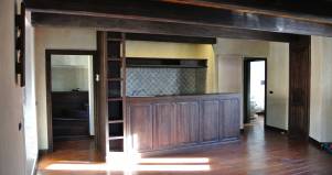 Cucina contemporanea cuoio
